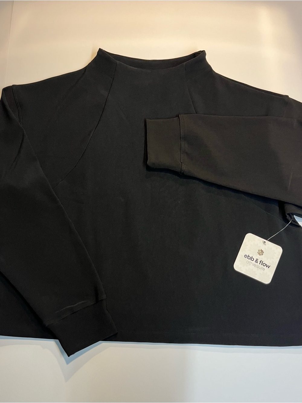Women’s Black Mock Neck Sweater
